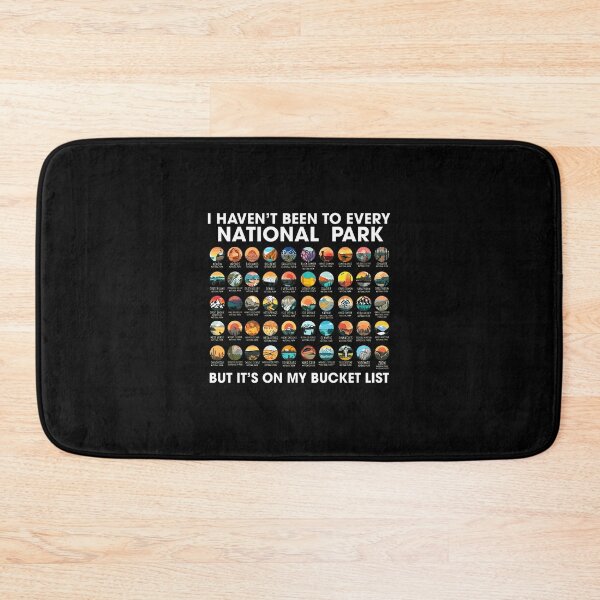 Item preview, National Park Bucket List Graphic designed and sold by rodkinsnscherre.