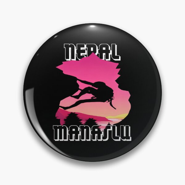 Item preview, Nepal Manaslu Climber Sunset Adventure Design designed and sold by aranastkbussonx.