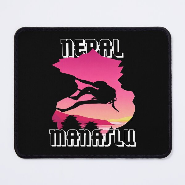 Item preview, Nepal Manaslu Climber Sunset Adventure Design designed and sold by aranastkbussonx.