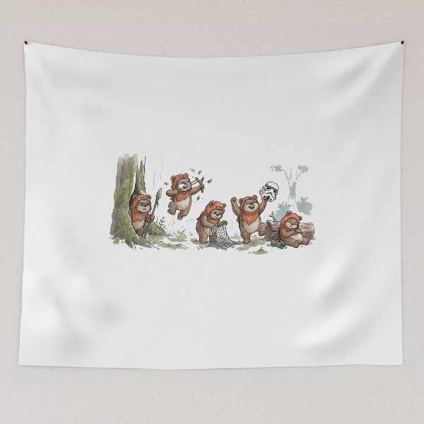 Item preview, Cute Forest Space Bears Adventure Sci Fi Fantasy Retro Graphic designed and sold by Miniadecal.