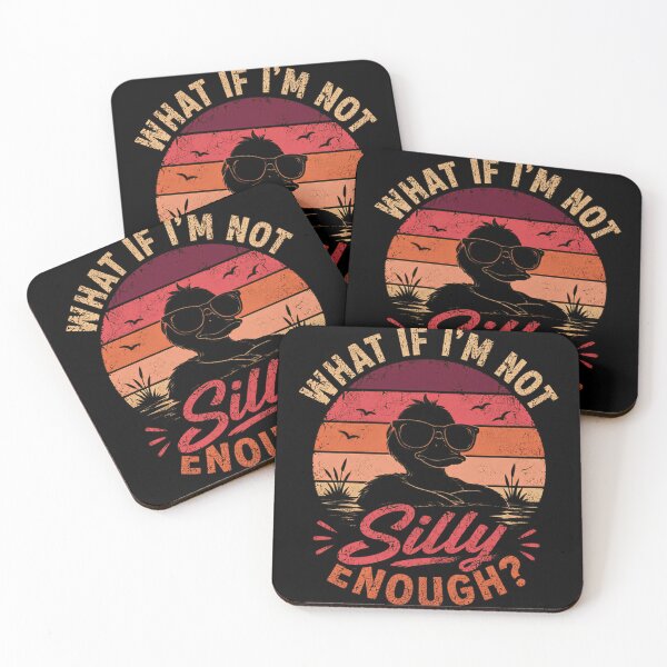 Item preview, What If I'm Not Silly Enough? Funny Duck Lover Pet Owner Humor designed and sold by RetroMini2026.
