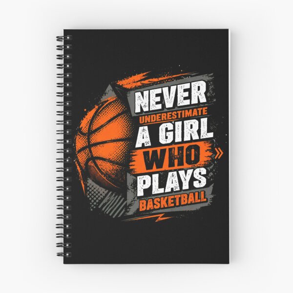 Item preview, Never Underestimate A Girl Who Plays Basketball Female Player Athlete designed and sold by RetroMini2026.