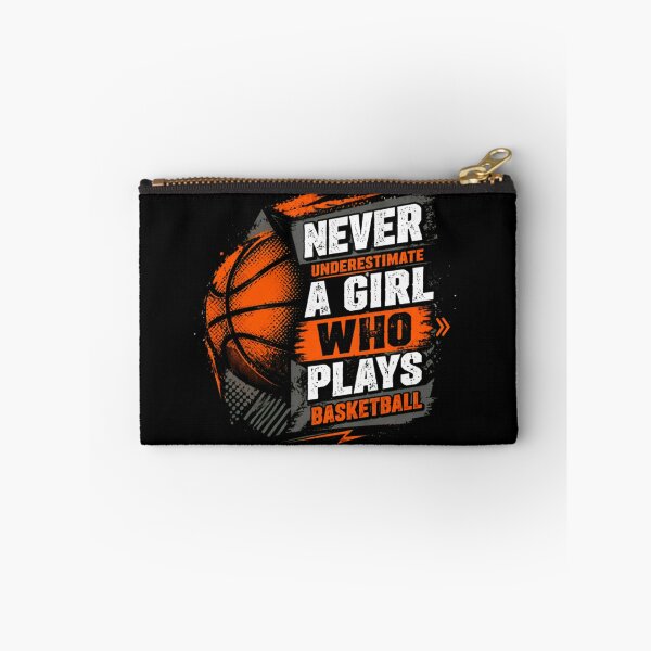 Item preview, Never Underestimate A Girl Who Plays Basketball Female Player Athlete designed and sold by RetroMini2026.