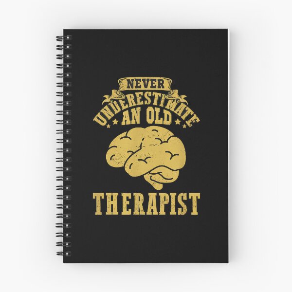 Item preview, Never Underestimate Old Therapist Brain Vintage designed and sold by rhymjqvinci.
