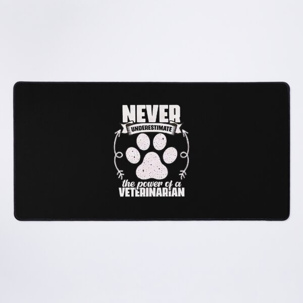Item preview, Never Underestimate Veterinarian Power Paw Print designed and sold by aranastkbussonx.