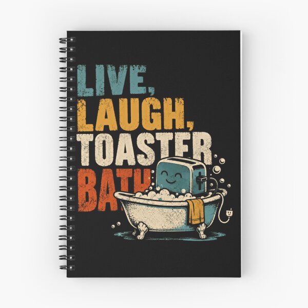 Item preview, Live, Laugh, Toaster Bath Dark Humor Parody Funny Sarcastic Quote designed and sold by HumansStuck12.