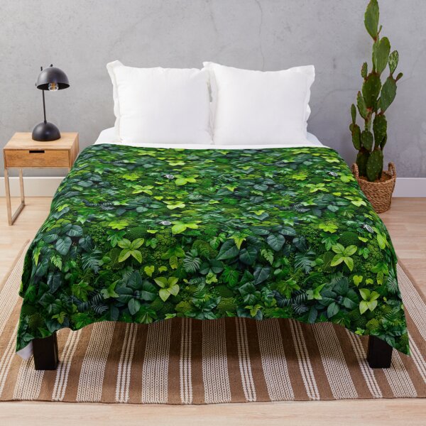 Item preview, Lush Green Botanical Foliage and Moss Pattern designed and sold by NTGUILTY.