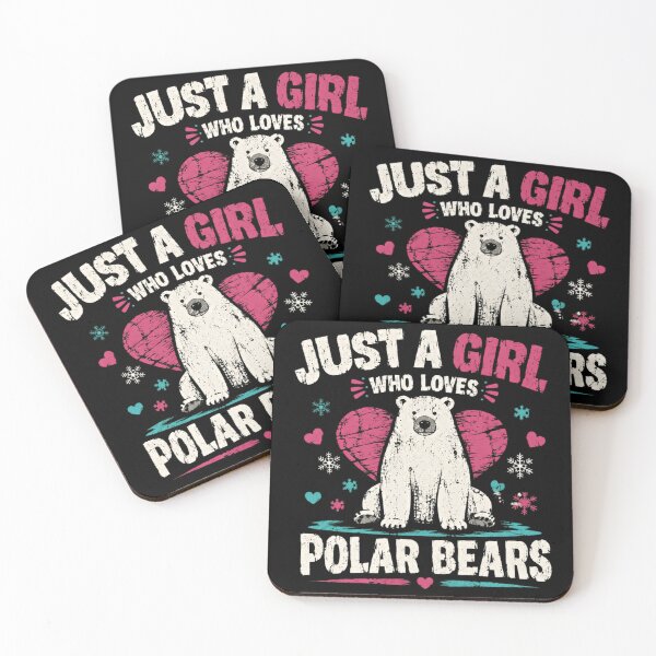 Item preview, Just A Girl Who Loves Polar Bears Animal Lover Wildlife designed and sold by RetroMini2026.