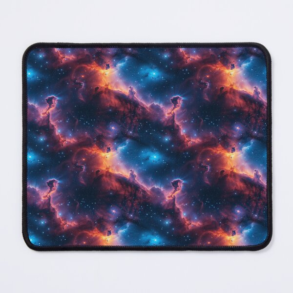 Item preview, Vibrant Cosmic Nebula and Glowing Stars Pattern designed and sold by NTGUILTY.