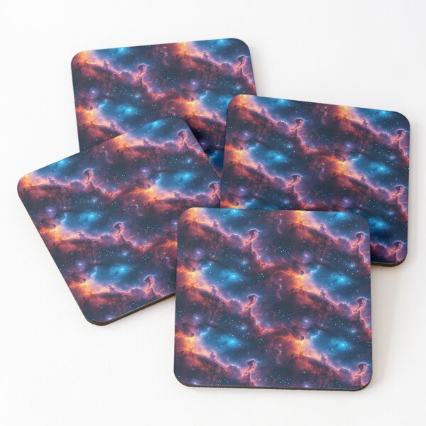 Item preview, Vibrant Cosmic Nebula and Glowing Stars Pattern designed and sold by NTGUILTY.
