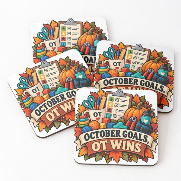 Item preview, October Goals, OT Wins Occupational Therapy designed and sold by supertae.