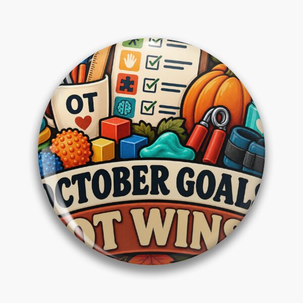 Item preview, October Goals, OT Wins Occupational Therapy designed and sold by supertae.