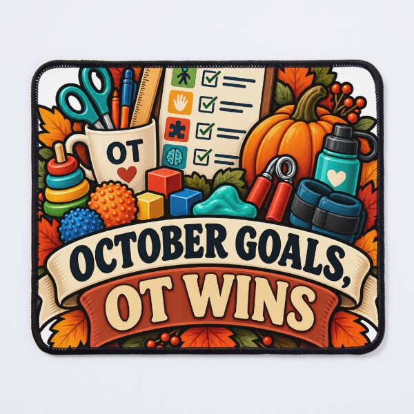 Item preview, October Goals, OT Wins Occupational Therapy designed and sold by supertae.