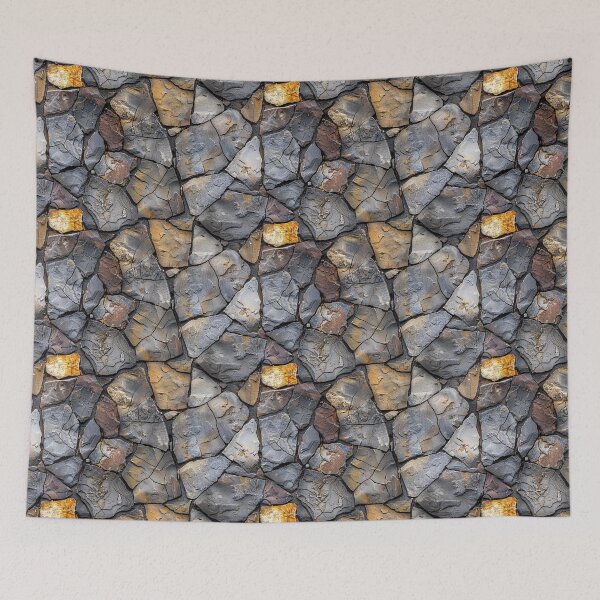 Item preview, Rugged Cracked Stone Masonry Texture Pattern designed and sold by NTGUILTY.