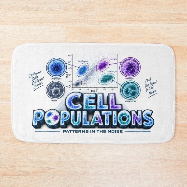 Item preview, Cell Populations Patterns In The Noise designed and sold by pradeepvisuals.