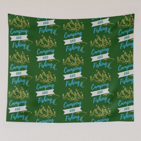 Item preview, Camping And Fishing Design 507 designed and sold by IsaGalleryA.