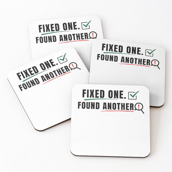 Item preview, Fixed One Found Another | Funny Accounting CPA Error Humor designed and sold by FCA SIR MERCH .