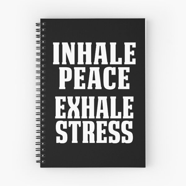 Item preview, Inhale Peace Exhale Stress Mindfulness designed and sold by teeperfect.