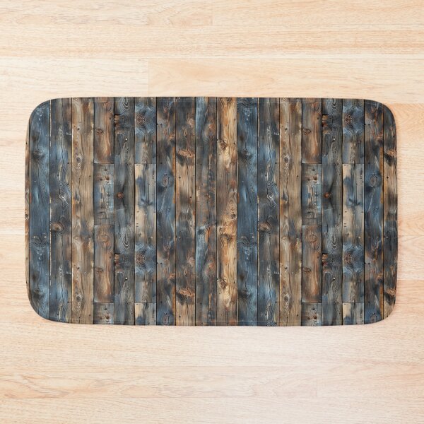 Item preview, Rustic Weathered Blue and Brown Wood Planks designed and sold by NTGUILTY.