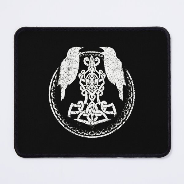 Item preview, Norse Raven Knotwork Emblem designed and sold by aranastkbussonx.