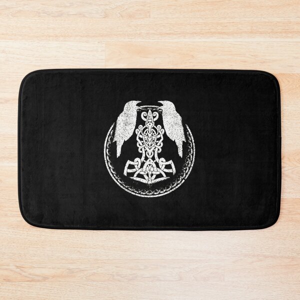 Item preview, Norse Raven Knotwork Emblem designed and sold by aranastkbussonx.