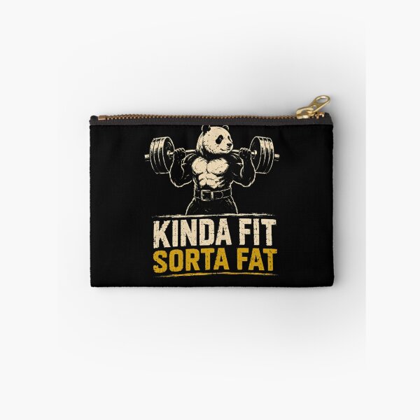 Item preview, Kinda Fit Sorta Fat Panda Weightlifting Gym Humor designed and sold by HumansStuck12.