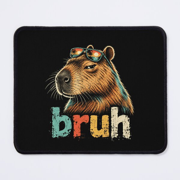 Item preview, Bruh Capybara Sunglasses Funny Meme designed and sold by SkeletonsDanger.