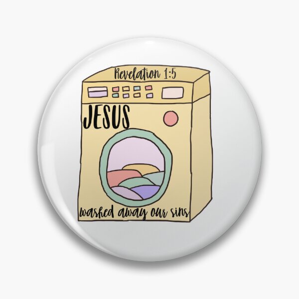Item preview, Jesus washed away our sins designed and sold by OhSoSticky.
