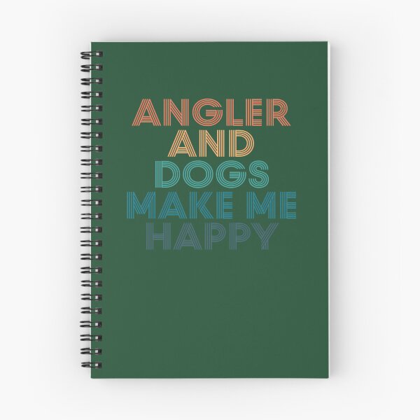 Item preview, Angler And Dogs Make Me Happy- Gift For Angler  Dogs Fans 178 designed and sold by IsaGalleryA.