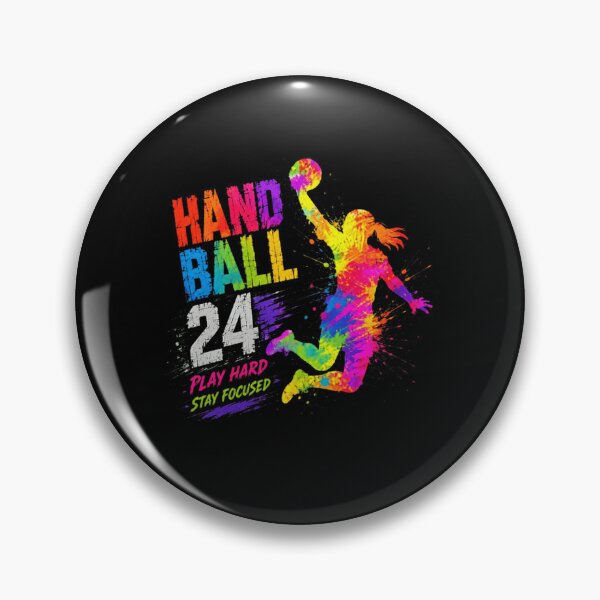 Artikelvorschau, Handball 24 Voller Einsatz Konzentration bewahren Handballspieler Athlet Team entworfen und verkauft von RetroMini2026.