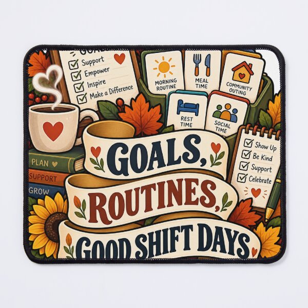 Item preview, Goals, Routines, Good Shift Days DSP designed and sold by supertae.