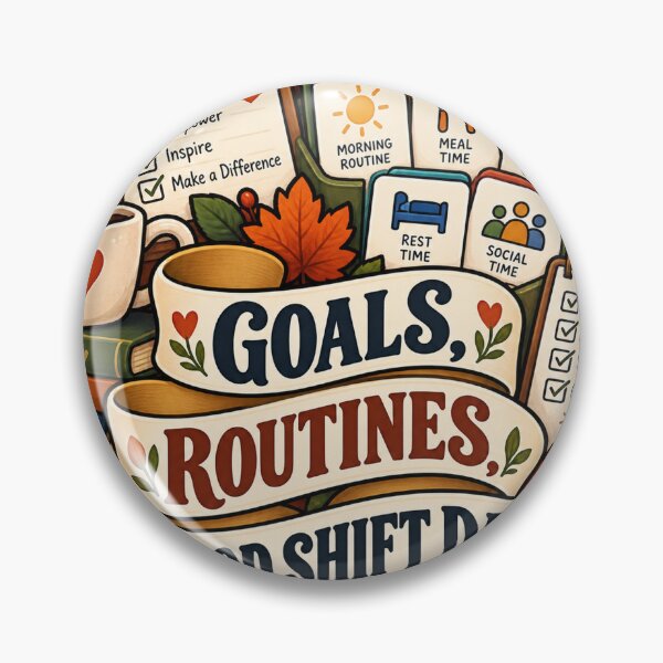 Item preview, Goals, Routines, Good Shift Days DSP designed and sold by supertae.