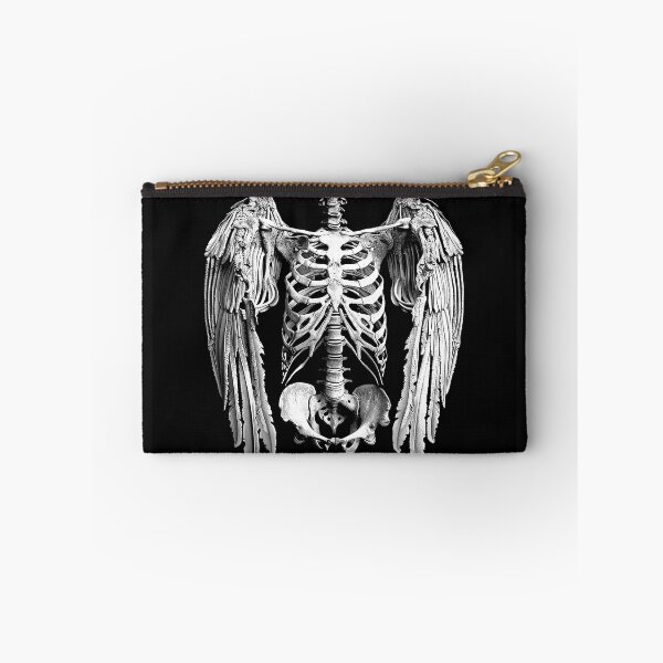 Item preview, Winged Skeleton Gothic Anatomy Macabre Angel Dark Fantasy designed and sold by inkoutninja.