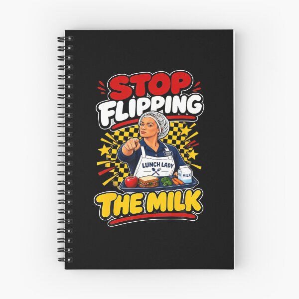 Item preview, Stop Flipping The Milk Lunch Lady Cafeteria designed and sold by RealestInternet.