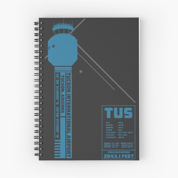 Item preview, TUS Tucson Airport Air Traffic Control Tower Art Print designed and sold by RealPilotDesign.