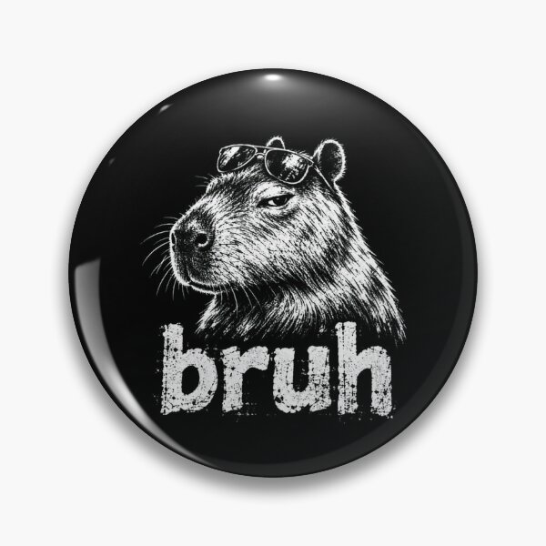 Item preview, Bruh Capybara Sunglasses Funny Animal Meme Lover designed and sold by SkeletonsDanger.