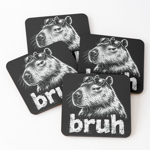 Item preview, Bruh Capybara Sunglasses Funny Animal Meme Lover designed and sold by SkeletonsDanger.