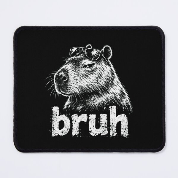 Item preview, Bruh Capybara Sunglasses Funny Animal Meme Lover designed and sold by SkeletonsDanger.