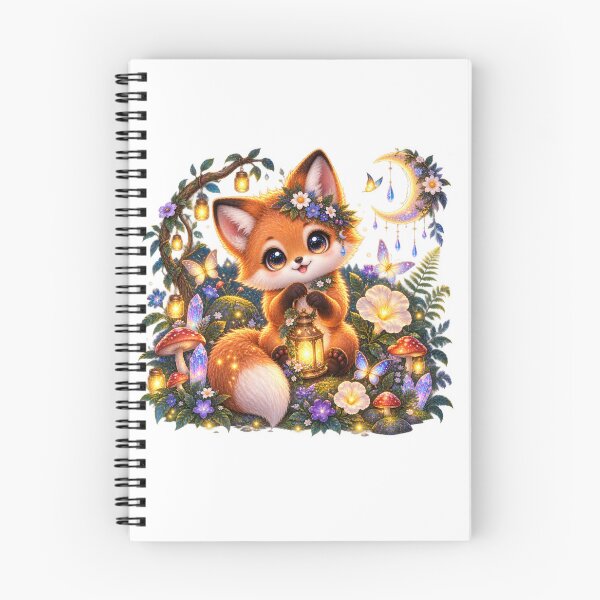 Item preview, Enchanted Forest Fox Lantern Moonlight designed and sold by jgvisualarts.