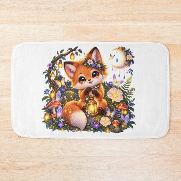 Item preview, Enchanted Forest Fox Lantern Moonlight designed and sold by jgvisualarts.
