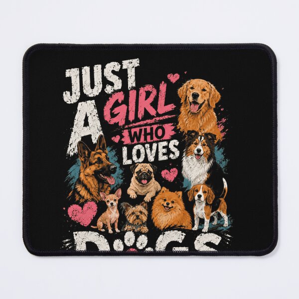 Item preview, Just A Girl Who Loves Dogs Dog Lover Dog Mom Women designed and sold by RetroMini2026.