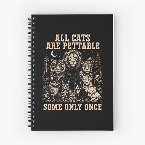 Item preview, Vintage All Cats Are Pettable Some Only Once Retro Nature designed and sold by RealestInternet.