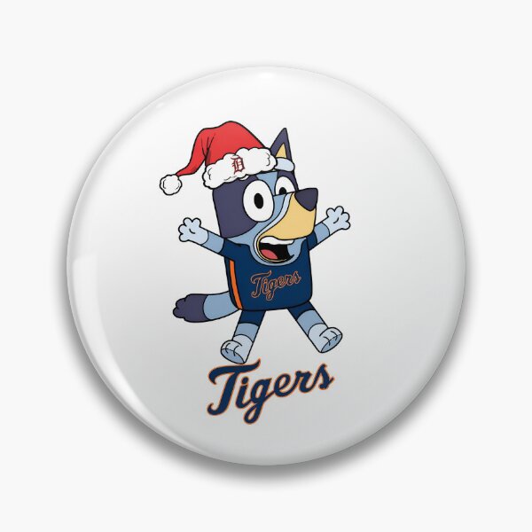 Item preview, Bluey in Santa Hat with Tigers designed and sold by Spark-Budz.