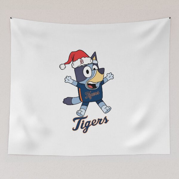 Item preview, Bluey in Santa Hat with Tigers designed and sold by Spark-Budz.