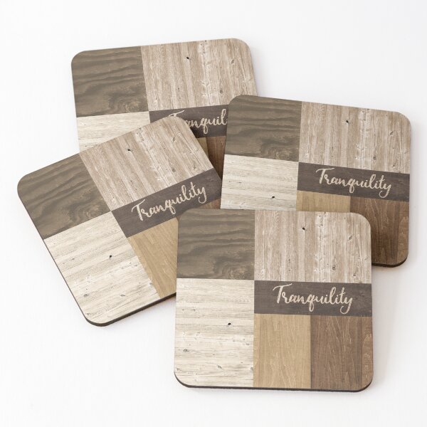 Item preview, Wood Grain Color Blocks - Mid Century Modern  designed and sold by Elsy's Art.