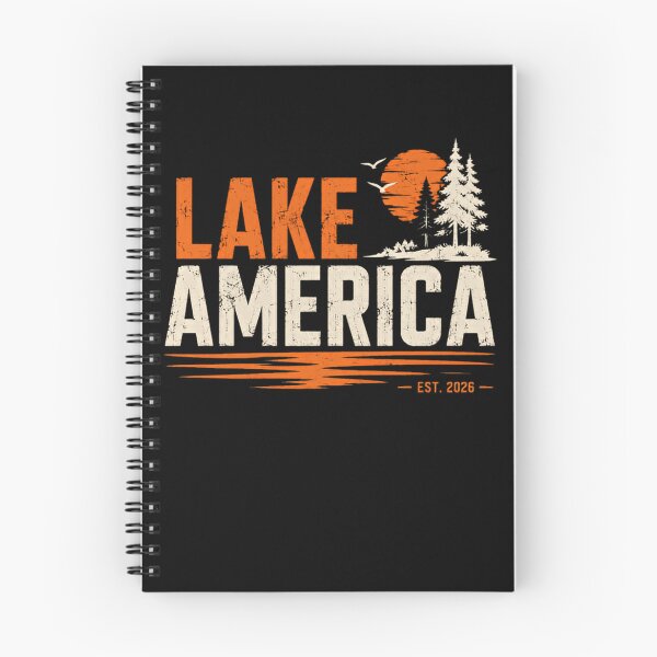 Item preview, Lake America Est 2020 Lake Life Outdoor Patriot Vacationer designed and sold by HumansStuck12.