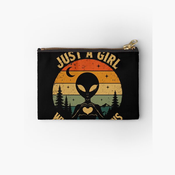 Item preview, Just A Girl Who Loves Aliens Sci Fi Space Extraterrestrial Women designed and sold by RetroMini2026.