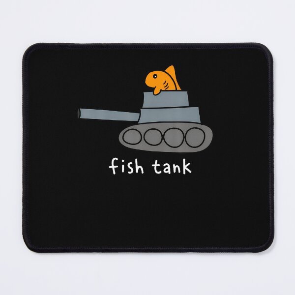 Item preview, Fish Tank Funny Fish Military Tank Aquarium Pun Humor designed and sold by RealestInternet.