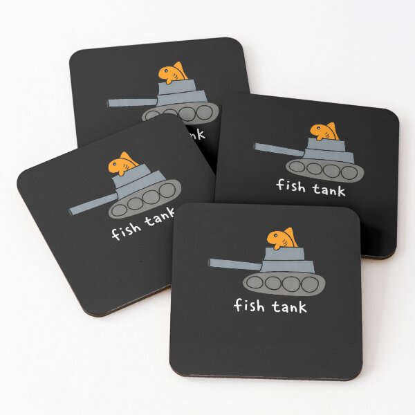 Item preview, Fish Tank Funny Fish Military Tank Aquarium Pun Humor designed and sold by RealestInternet.