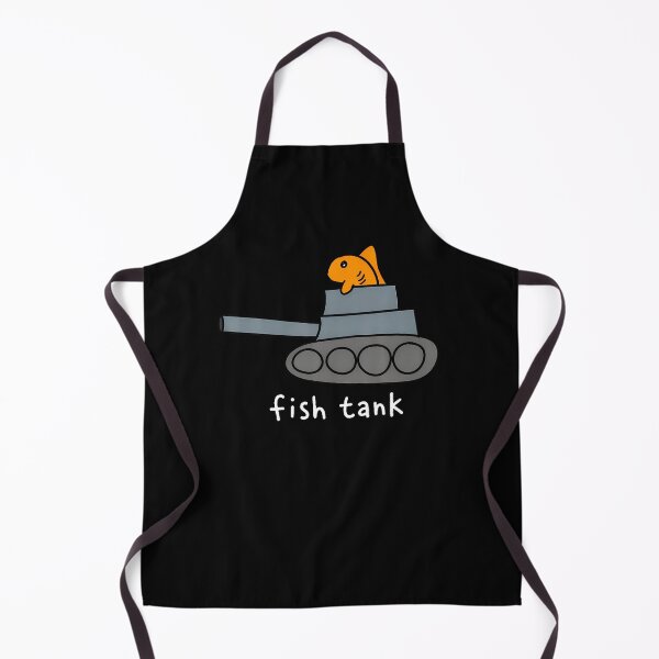 Item preview, Fish Tank Funny Fish Military Tank Aquarium Pun Humor designed and sold by RealestInternet.